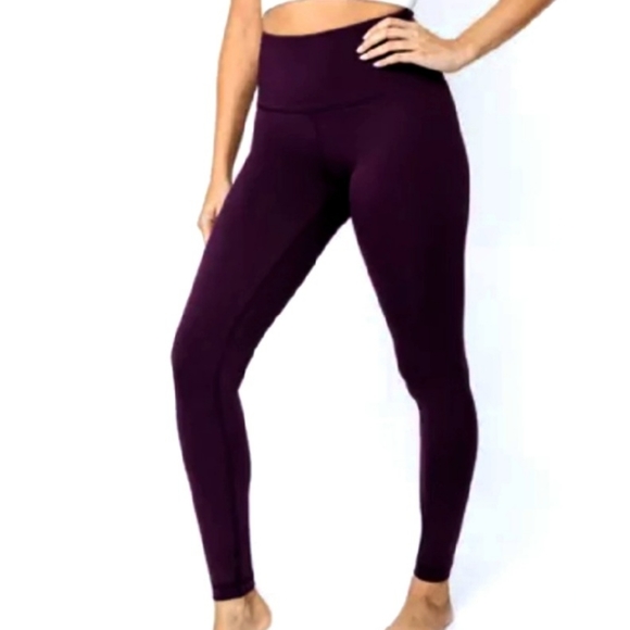 New 90 DEGREE BY REFLEX High Waist Power Flex Fleece Lined Leggings Tights L NWT - Picture 2 of 8